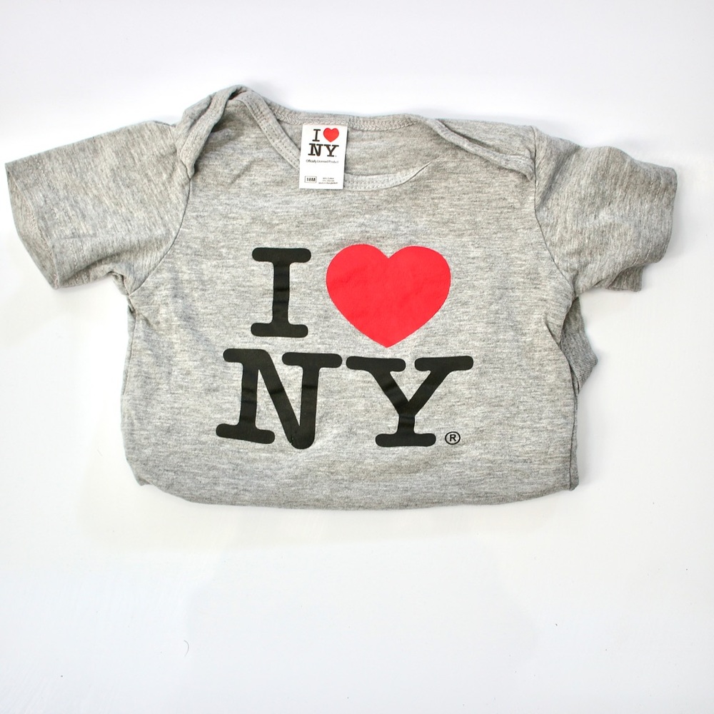 I Love NY snap onsie